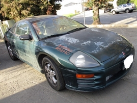 2001 MITSUBISHI ECLIPSE GT GREEN 3.0L AT 153730